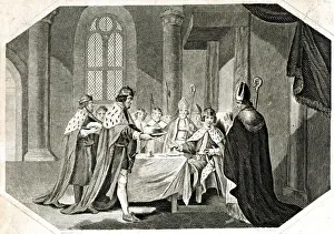 Entertained Prints: The Son of Henry II entertained by his father