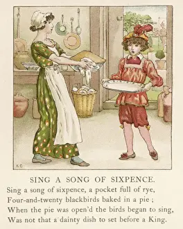 Black Birds Prints: Song of Sixpence 1900