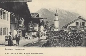 Partenkirchen Prints: Sonnenstrasse - Garmisch-Partenkirchen, Germany