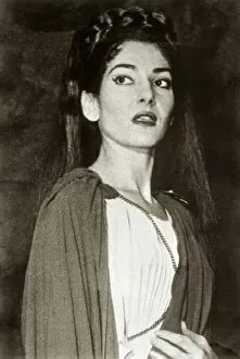 Opera Collection: The soprano Maria Callas in the main role of the opera Norma