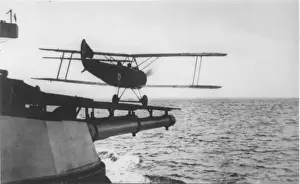 Makeshift Prints: Sopwith 1. 5 Strutter taking off from ship
