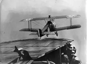 Sopwith 2F1 Camel taking off from HMS Pegasus