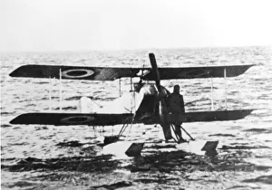 Biplanes Prints: Sopwith Baby or Schneider scout