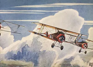 Sopwith Camels on Patrol