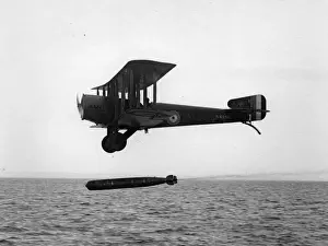 Mkix Prints: Sopwith Cuckoo N6950 dropping a MkIX torpedo