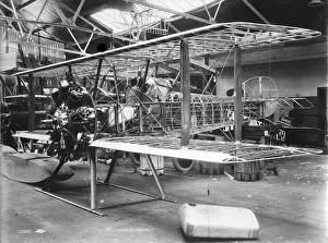 The Sopwith Schneider Cup seaplane during construction