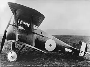 Snipe Prints: Sopwith Snipe 7F1 biplane on an airfield, WW1