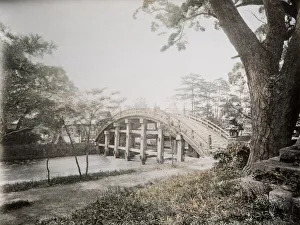 Foliage Gallery: Soribashi Bridge, Sumiyoshi Shinto Shrine, Drum Bridge, Osaka