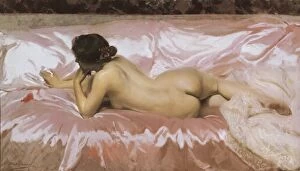 Private Collection: SOROLLA, Joaqu�(1863-1923). Nude of Woman