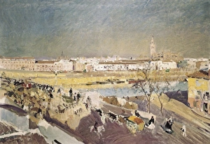 Joaquon Collection: SOROLLA, Joaqu�(1863-1923). Triana Bridge