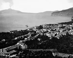 Volcano Prints: Sorrento and Vesuvius, Italy