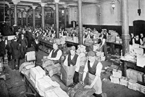 Sorting Prints: Sorting & packing newspapers overnight at W H Smith