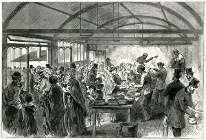 Limehouse Prints: Soup kitchen, Limehouse 1860