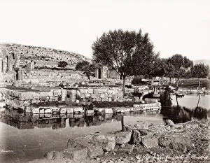 Source Prints: Source of the Barada River at Baalbek, Baalbec, Lebanon