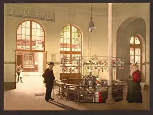 Vichy Prints: Source de la Grande Grille, (drink hall), Vichy, France