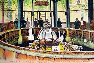 Resorts Collection: Source de la Grande Grille at Vichy, 1920s