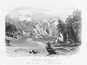 Ganges Prints: Source of the River Ganges, India