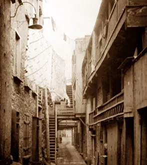 Quebec Prints: Souse le Cap Street, Quebec City, Canada