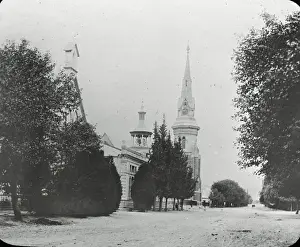 Beaufort Prints: South Africa - Beaufort West Dutch Church and Magistrates C