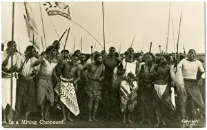 Chanting Prints: South Africa - Celebrating native workers - mining compound