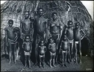 Zulu Prints: South Africa - A Group of Zulu Natives