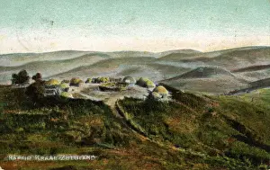 Zululand Prints: South Africa - Kaffir Kraal (Cattle Enclosure)