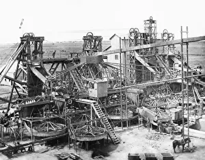 Beers Prints: South Africa KimberleyDe Beers Diamond Mine washing plant