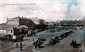 Frances Prints: South Africa - Market Square & City Hall, Kimberley