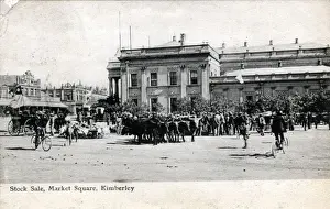 Kimberley Prints: South Africa - Market Square, Kimberley