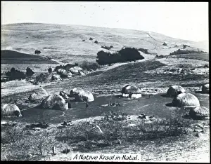 Kraal Prints: South Africa - A Native Kraal
