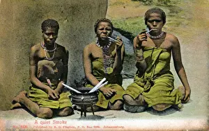 South Africa - Native South Africans in Traditional Dress