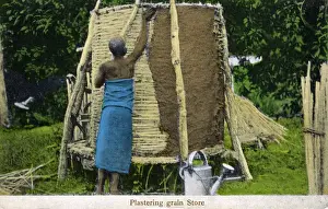 Plastering Prints: South Africa - Native Village