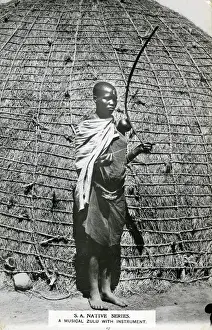 South Africa - Native Zulu with Musical Instrument