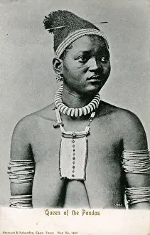 Captioned Prints: South Africa - Pondoland Native in Traditional Dress