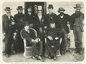 South Africa - President Kruger, Dr. Leyds and Ministers