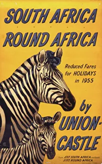 Travel Posters Collection: South Africa Round Africa