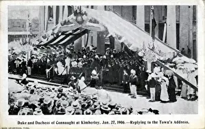 Kimberley Prints: South Africa - Town Address, Kimberley