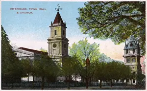 South Africa - Uitenhage Town Hall & Church