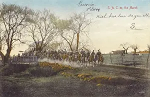 Pretoria Prints: South African Cavalry on the march