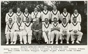 African Gallery: South African Cricket Team 1935
