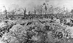 South African soldiers capturing Delville Wood
