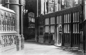 Showcases Prints: South Ambulatory of Westminster Abbey
