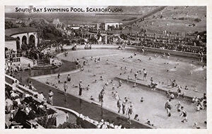 1949 Collection: South Bay Swimming Pool, Scarborough, North Yorkshire