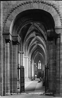 Ceilings Prints: South Choir Aisle of Carlisle Cathedral