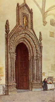 Archdiocese Gallery: South doorway of the Cathedral, Palermo, Sicily, Italy
