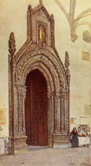 South doorway of the Cathedral, Palermo, Sicily, Italy South doorway of the Cathedral, Palermo, Sicily, Italy