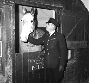 Ranger Prints: South Downs Ranger with horse, Sussex