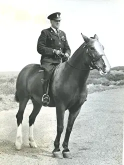 Ranger Prints: South Downs Ranger on horseback, Sussex