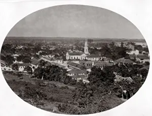 South East Asia - early view of Singapore French church