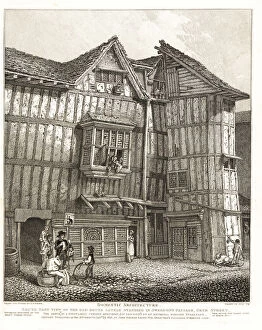 South-east view of a Tudor house in Sweedon's